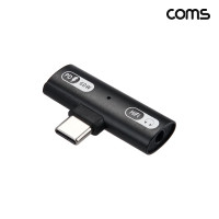 Coms C타입 AUX T형 젠더 스테레오 이어폰 동시 고속충전 오디오 PD 60W