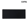 Coms 마우스 패드 장패드 미끄럼방지 Black