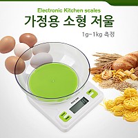 Coms 가정용 소형 저울(접시 포함), 1g~1kg