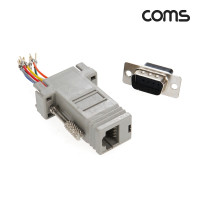 Coms 조합 커넥터 (RJ45 F/DB9 M)