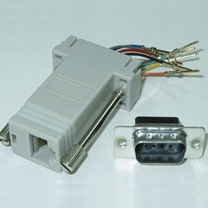 Coms 조합 커넥터 (RJ45 F/DB9 M)[K0758]